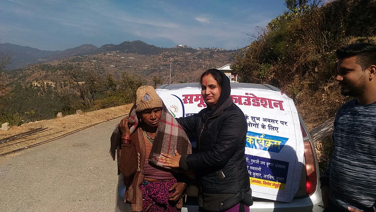 New Year Celebration With Blanket Distribution